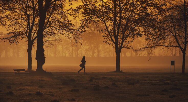 Joggen im Winter