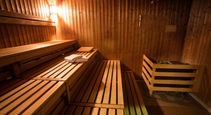 Besuch in der Sauna