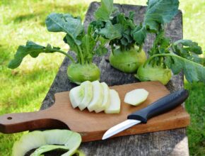 Kohlrabiblätter verwerten