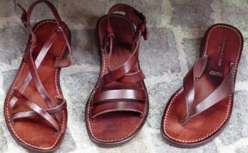 Neue Sandalen einlaufen